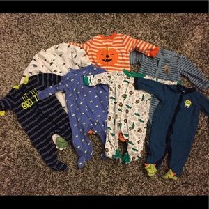 Lot of 7. 3 month Carter’s PJs